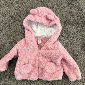 Carter's Baby Toddler Girls Zip Up Jacket with Hood